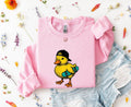 Skateboarding Duck Graphic Tee – Cute Retro Animal Tee