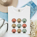 Colorful Seashell Tee – Coastal Beach Graphic Tee