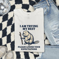 I’m Trying My Best Beaver Tee – Funny Animal Graphic Tee