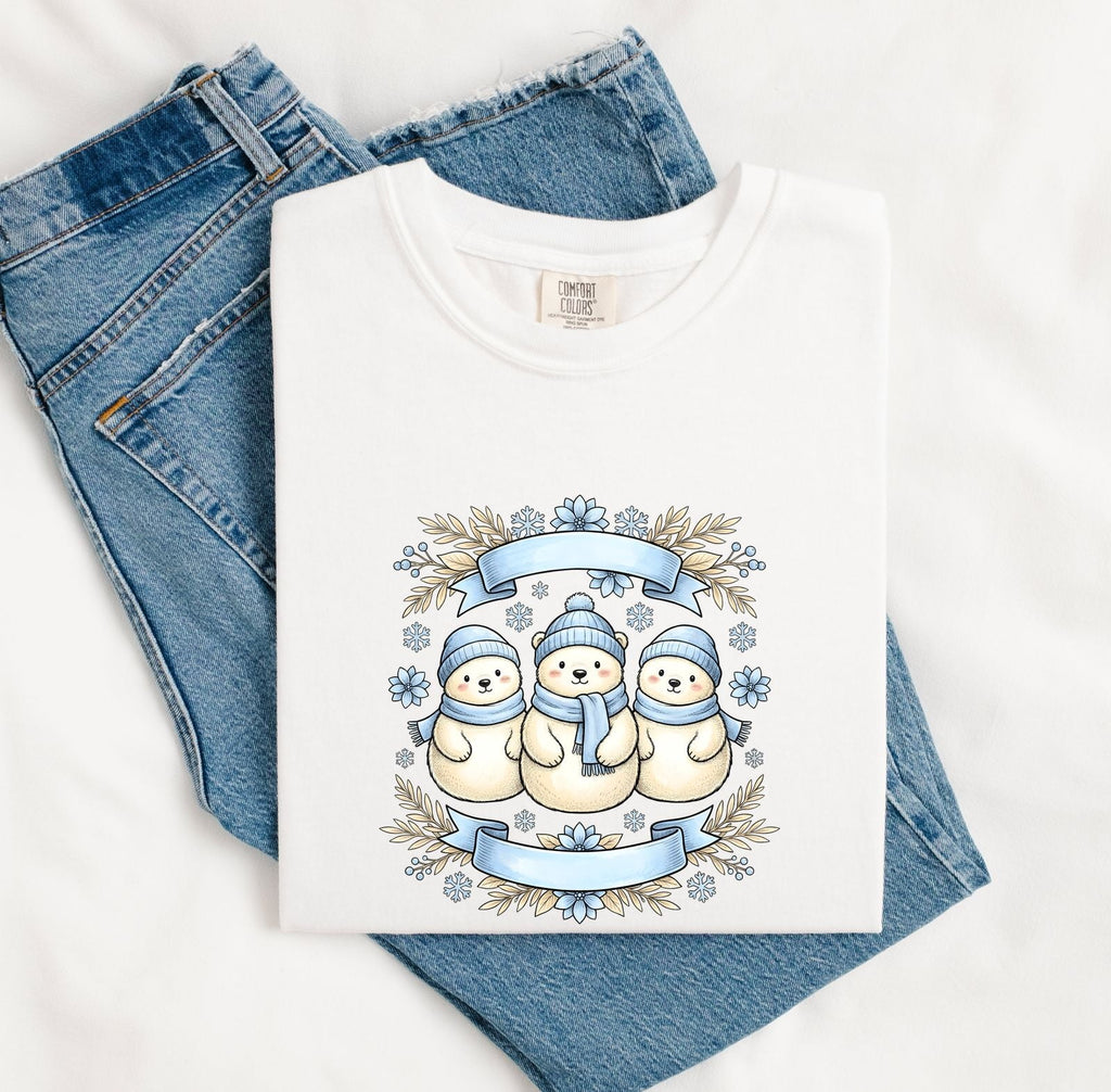 Cute Polar Bear Tee – Cozy Winter Animal Graphic Tee