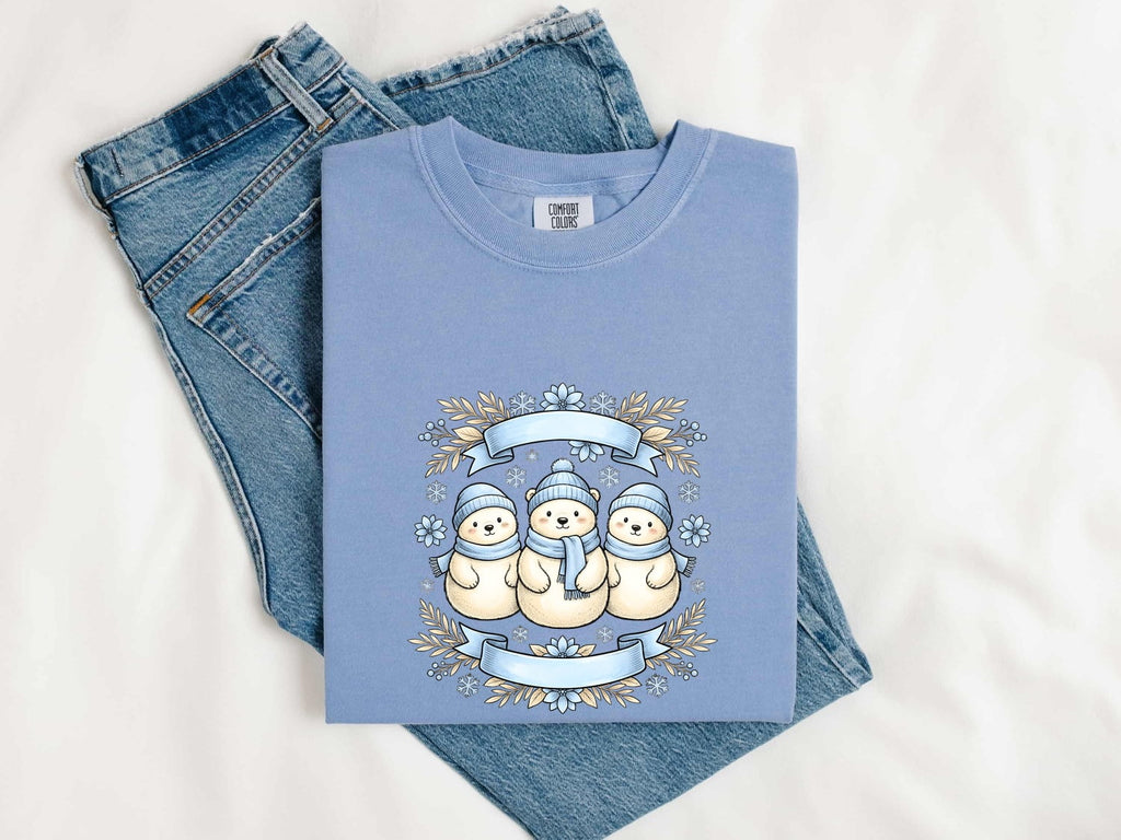 Cute Polar Bear Tee – Cozy Winter Animal Graphic Tee