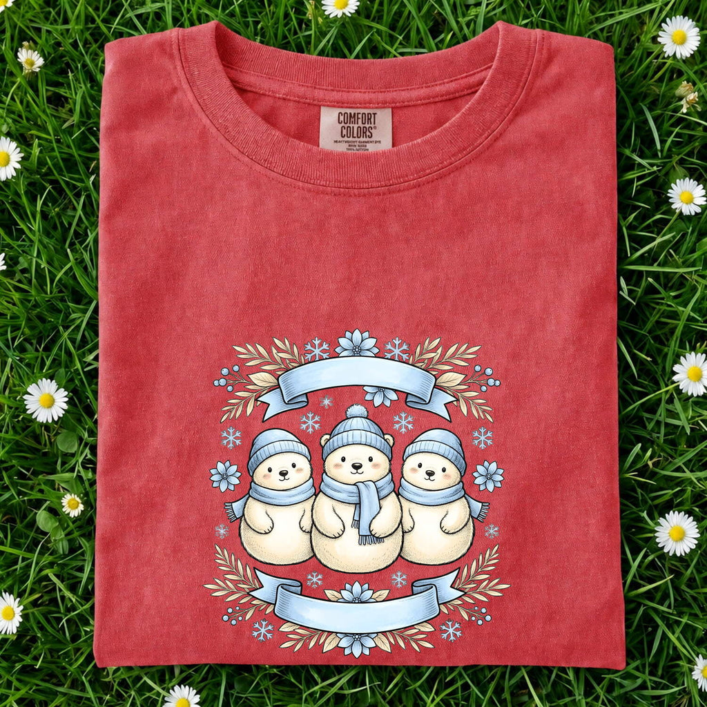 Cute Polar Bear Tee – Cozy Winter Animal Graphic Tee