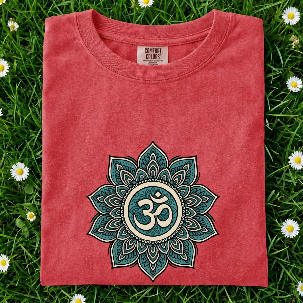 Om Mandala Shirt – Yoga Meditation Graphic Tee – Boho Spiritual Tee – Mindfulness Shirt – Yoga Lover Gift