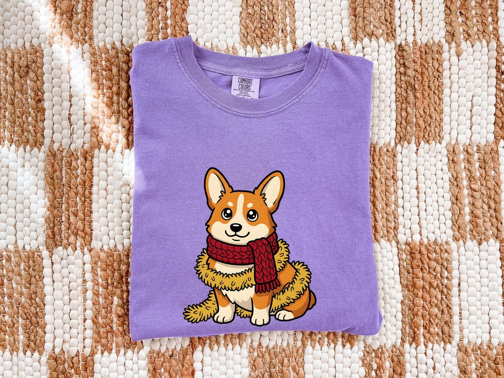 Cute Corgi Shirt – Corgi Mom Graphic Tee – Funny Dog Lover Tee – Corgi Gift for Women – Cozy Puppy Shirt