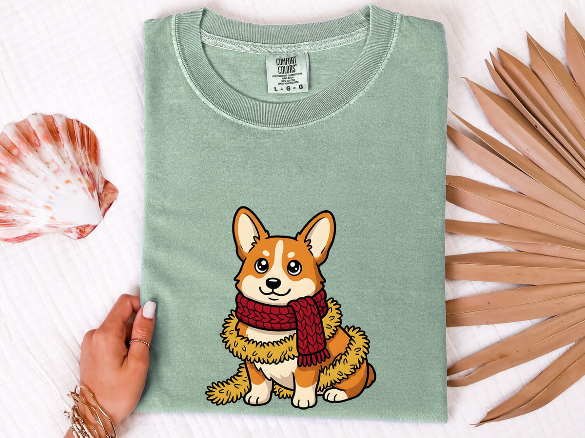 Cute Corgi Shirt – Corgi Mom Graphic Tee – Funny Dog Lover Tee – Corgi Gift for Women – Cozy Puppy Shirt
