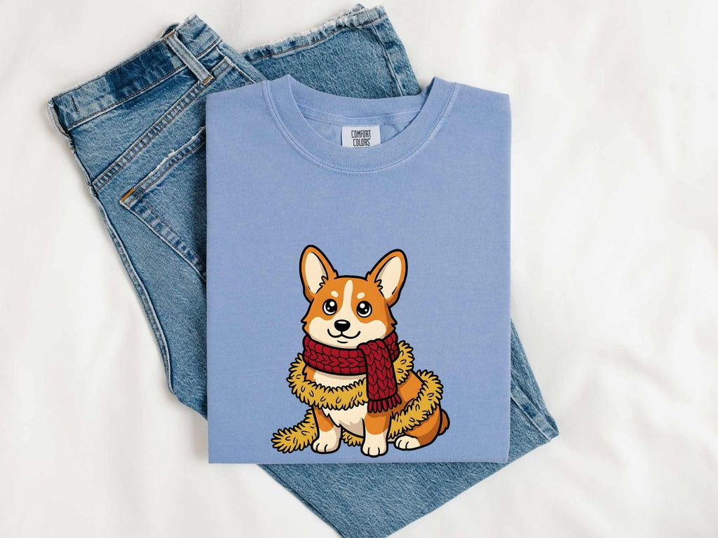 Cute Corgi Shirt – Corgi Mom Graphic Tee – Funny Dog Lover Tee – Corgi Gift for Women – Cozy Puppy Shirt
