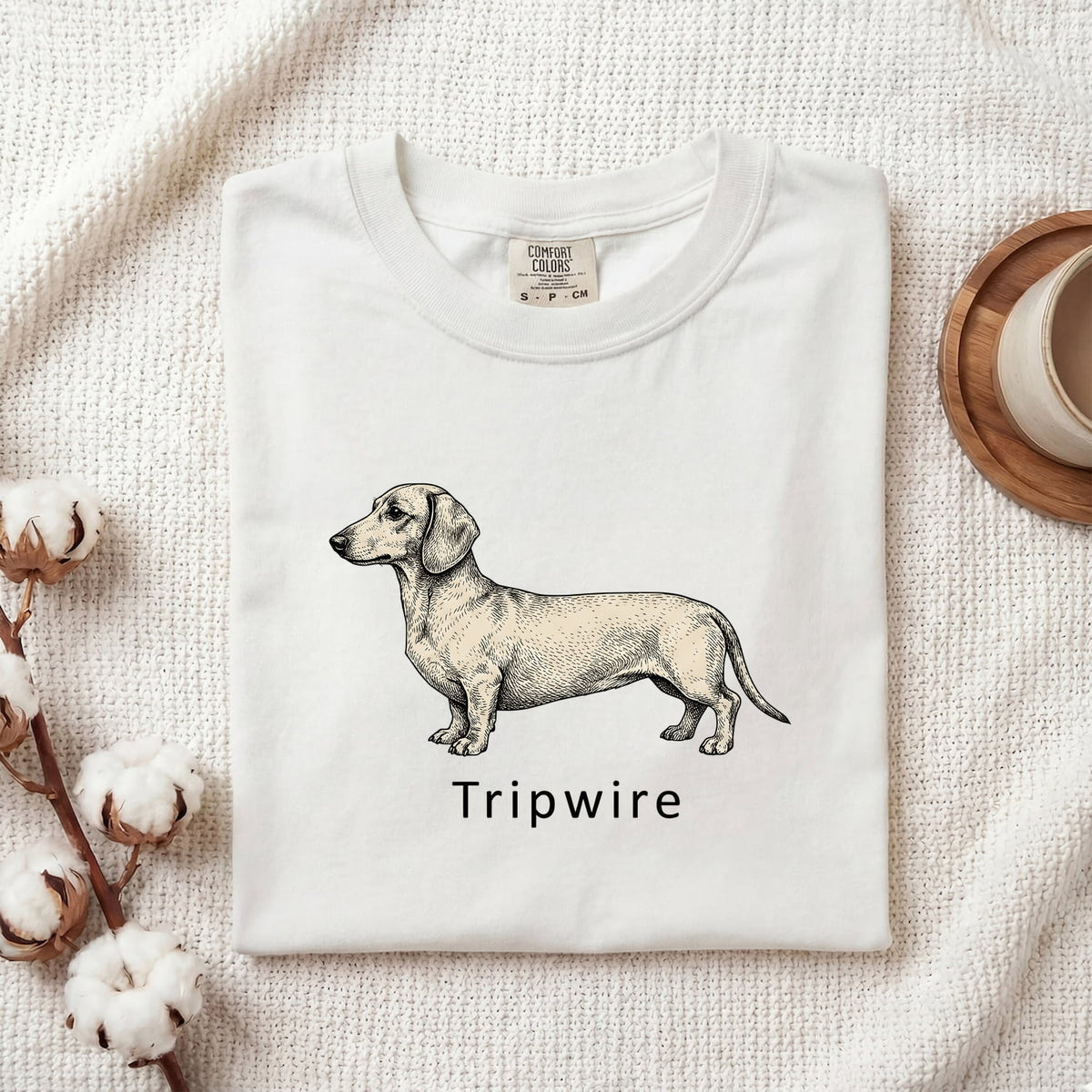 Tripwire Dachshund Shirt – Funny Wiener Dog Tee – Dachshund Lover Gift – Dog Mom Graphic Tee
