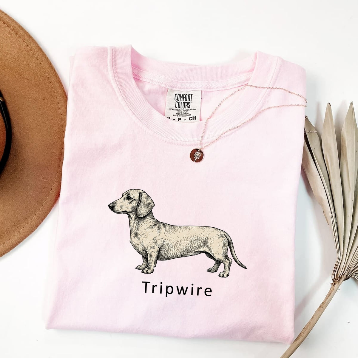 Tripwire Dachshund Shirt – Funny Wiener Dog Tee – Dachshund Lover Gift – Dog Mom Graphic Tee