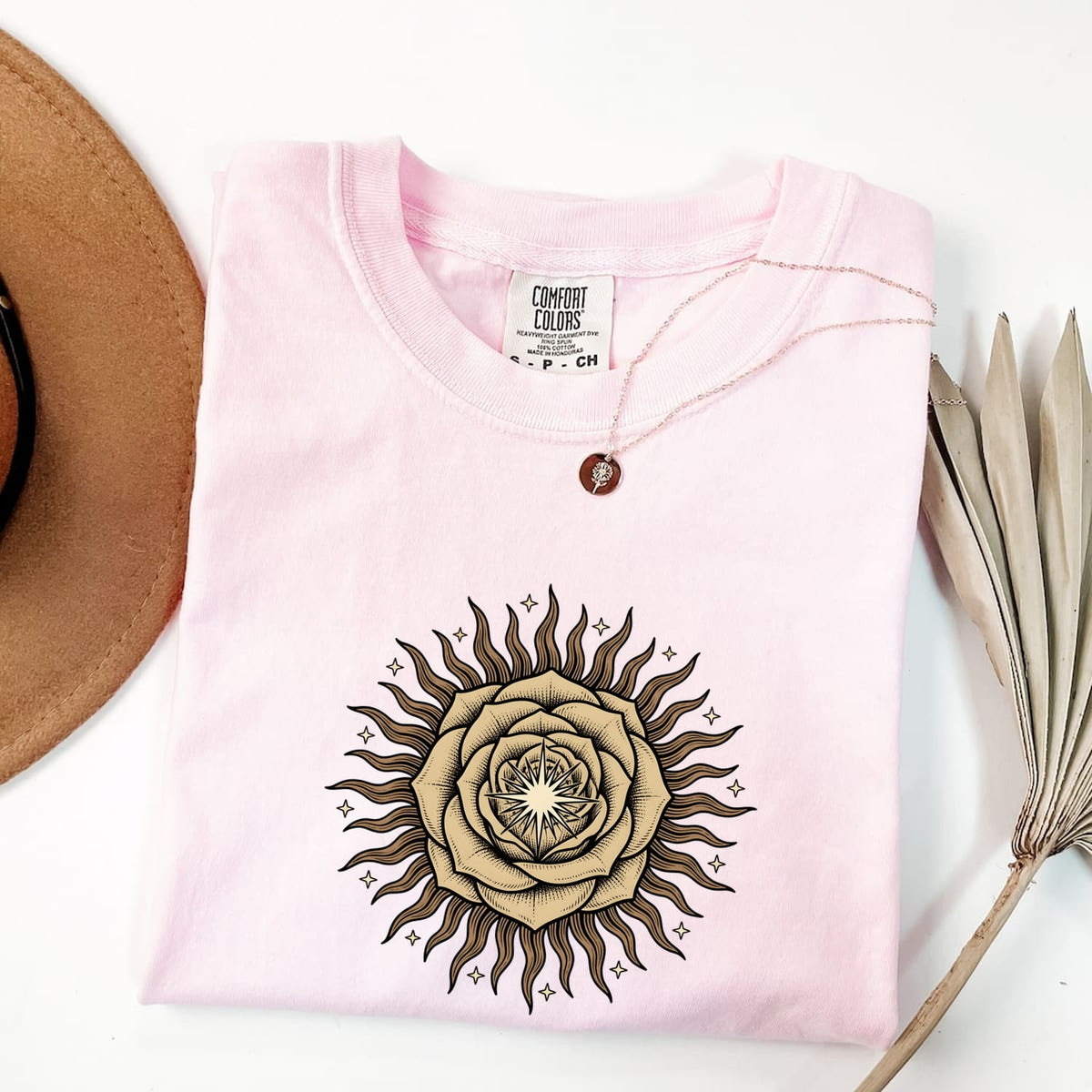Sunflower Sun Shirt, Celestial Sun Tee, Boho Floral Graphic Tee