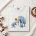 Elephant Mom and Baby Shirt, Cute Elephant Tee, Mother Daughter Gift