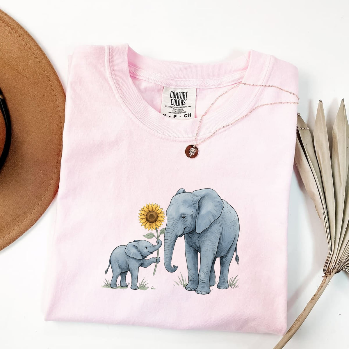 Elephant Mom and Baby Shirt, Cute Elephant Tee, Mother Daughter Gift