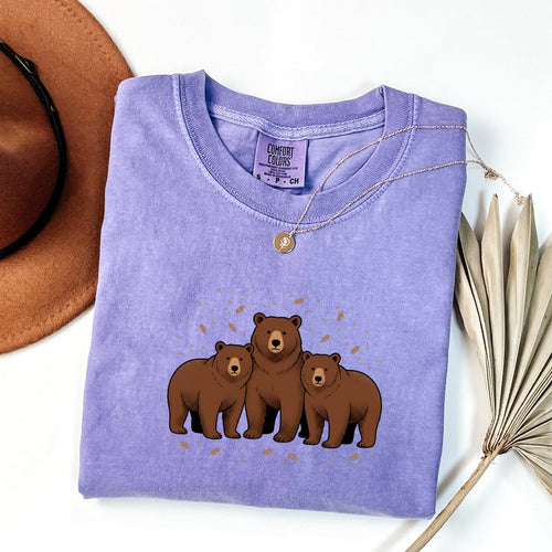 Bear Family Shirt, Mama Bear Graphic Tee, Cute Bear Shirt