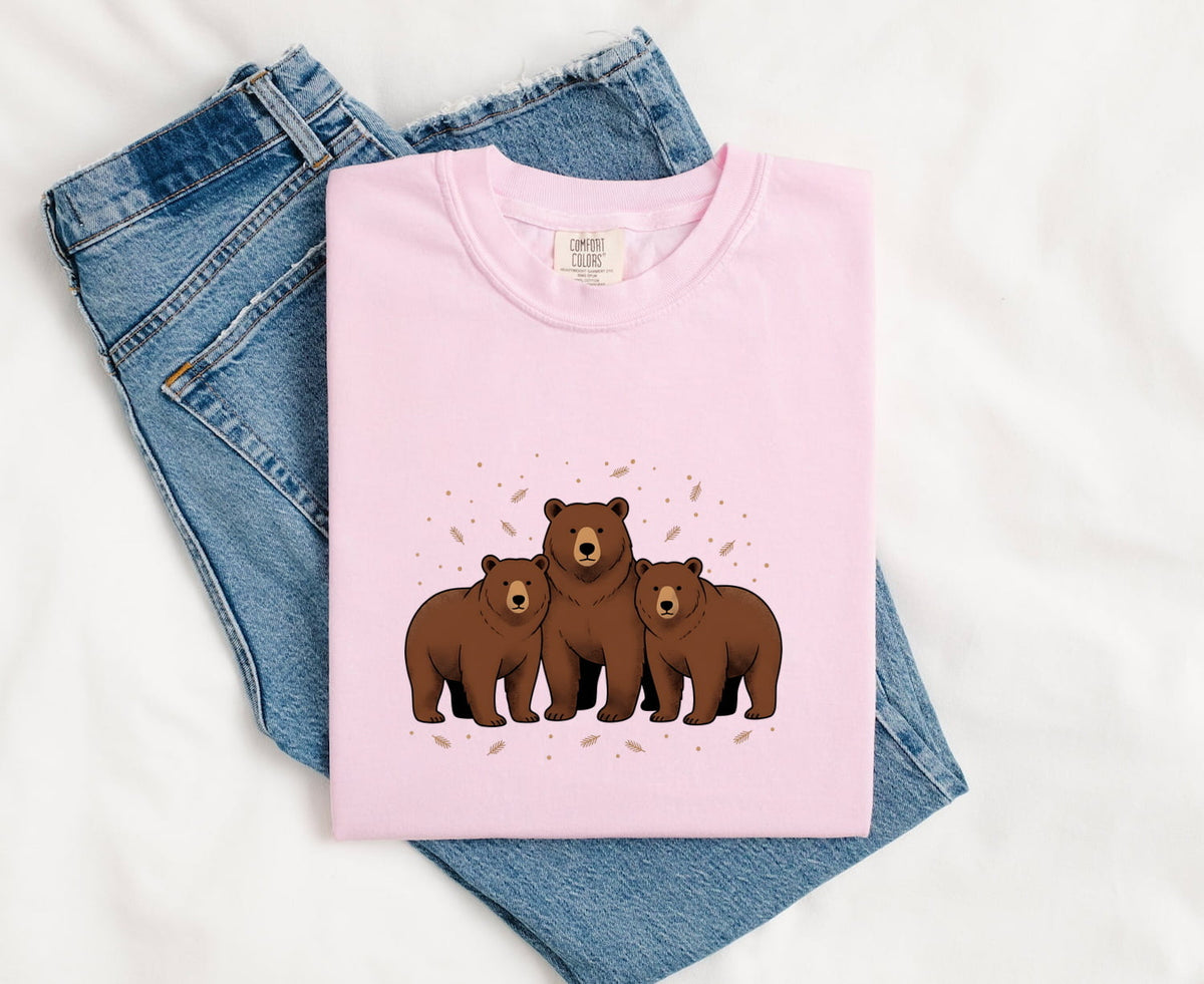 Bear Family Shirt, Mama Bear Graphic Tee, Cute Bear Shirt