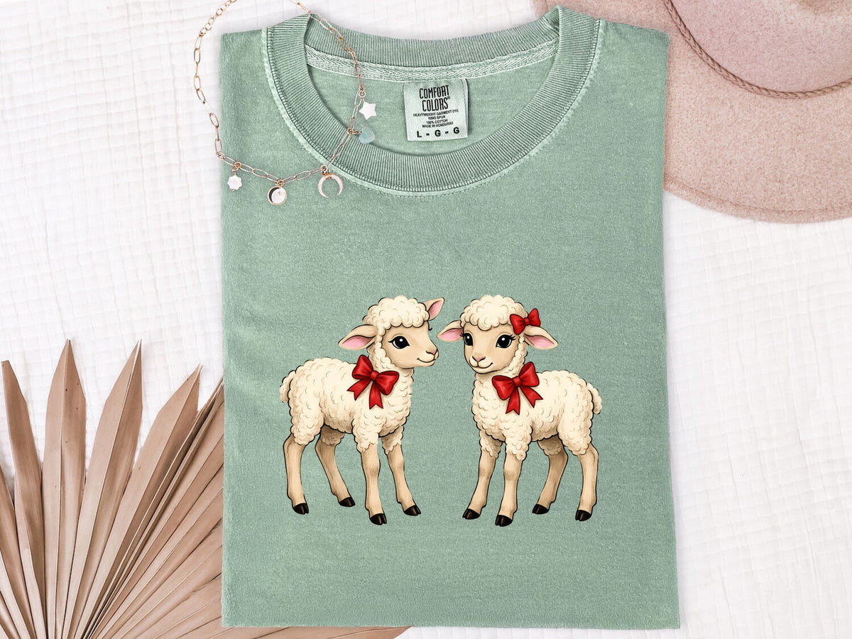 Cute Lamb Shirt, Sheep Lover Tee, Farm Animal Shirt
