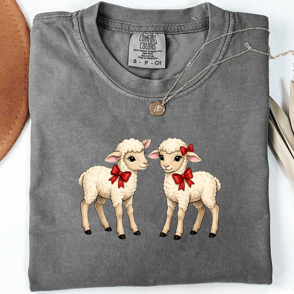 Cute Lamb Shirt, Sheep Lover Tee, Farm Animal Shirt