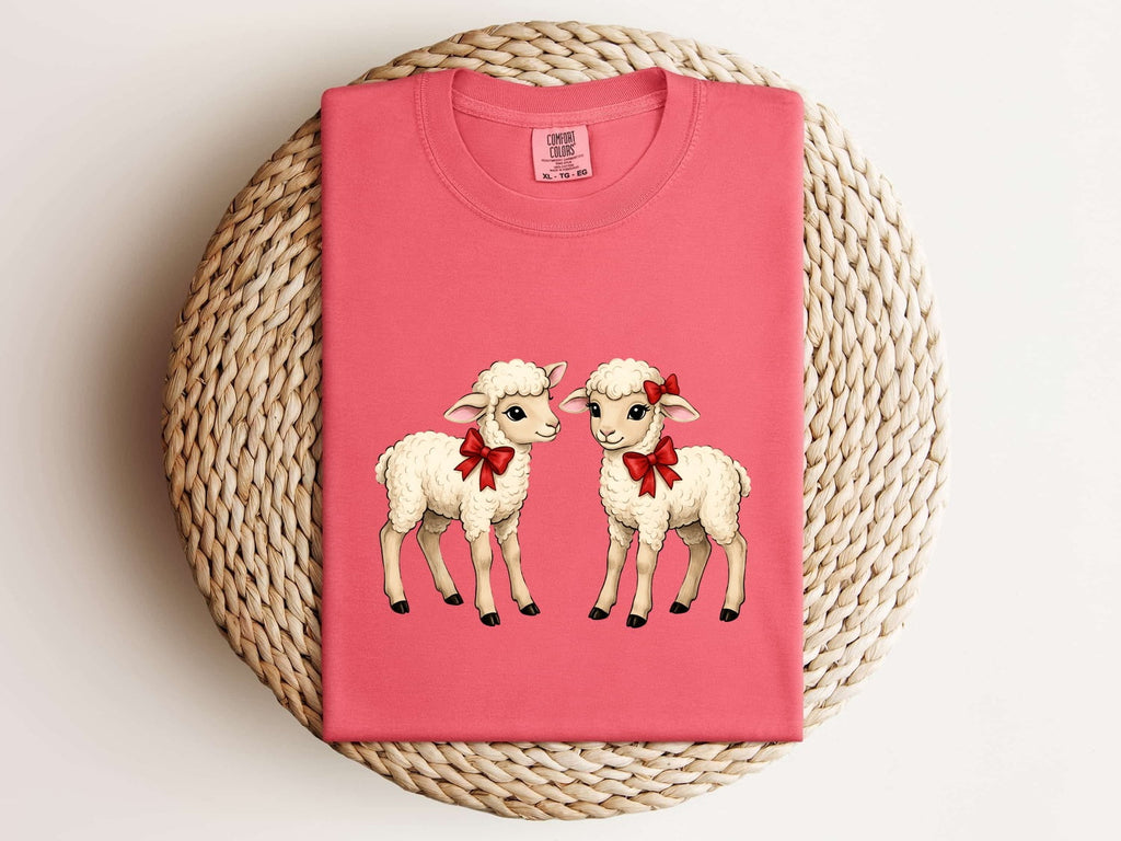 Cute Lamb Shirt, Sheep Lover Tee, Farm Animal Shirt