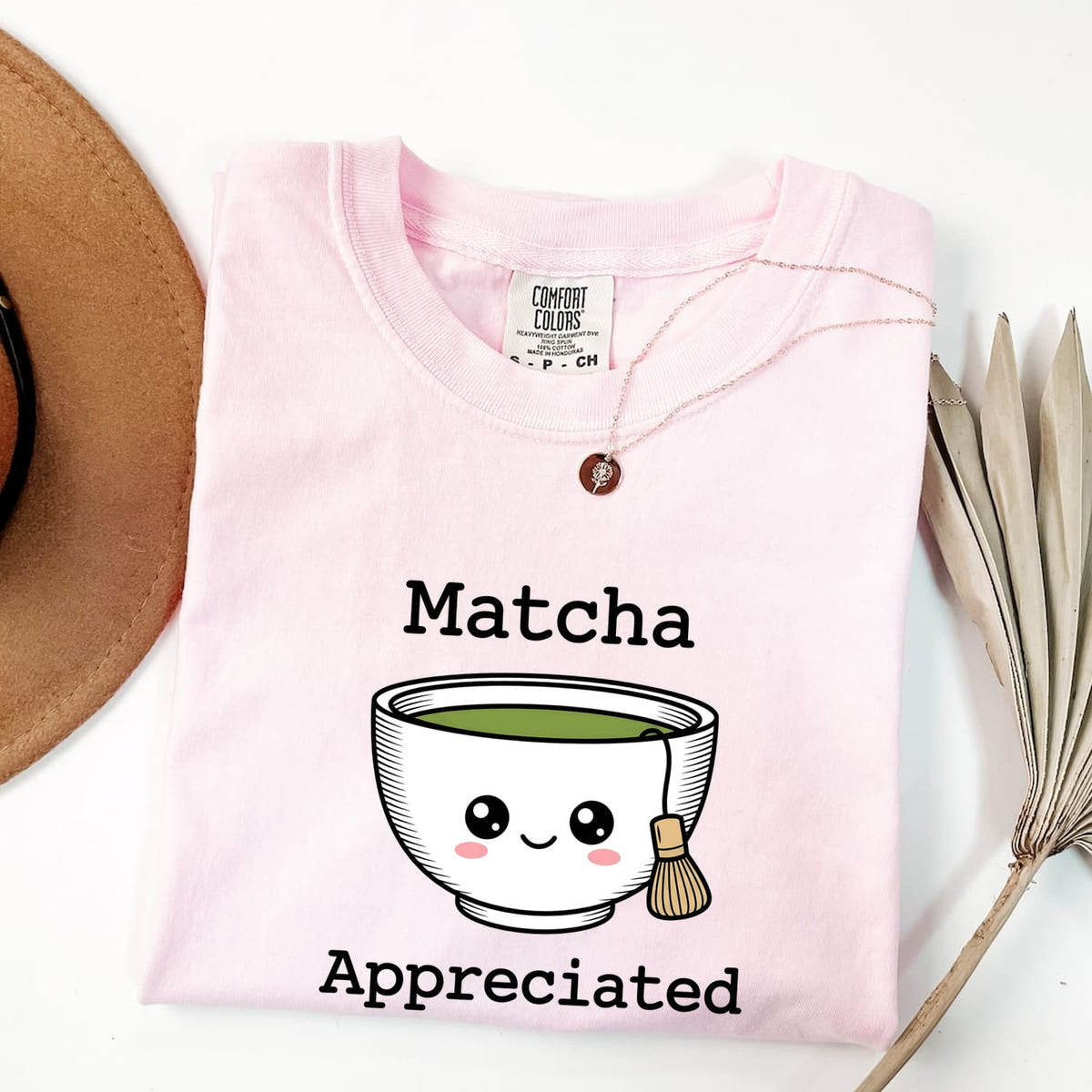 Matcha Shirt, Matcha Appreciated Tee, Cute Green Tea Shirt