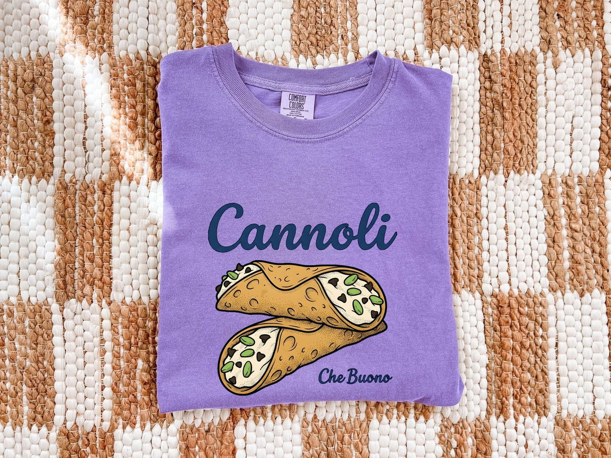 Cannoli Shirt, Italian Food Lover Tee, Funny Dessert Shirt