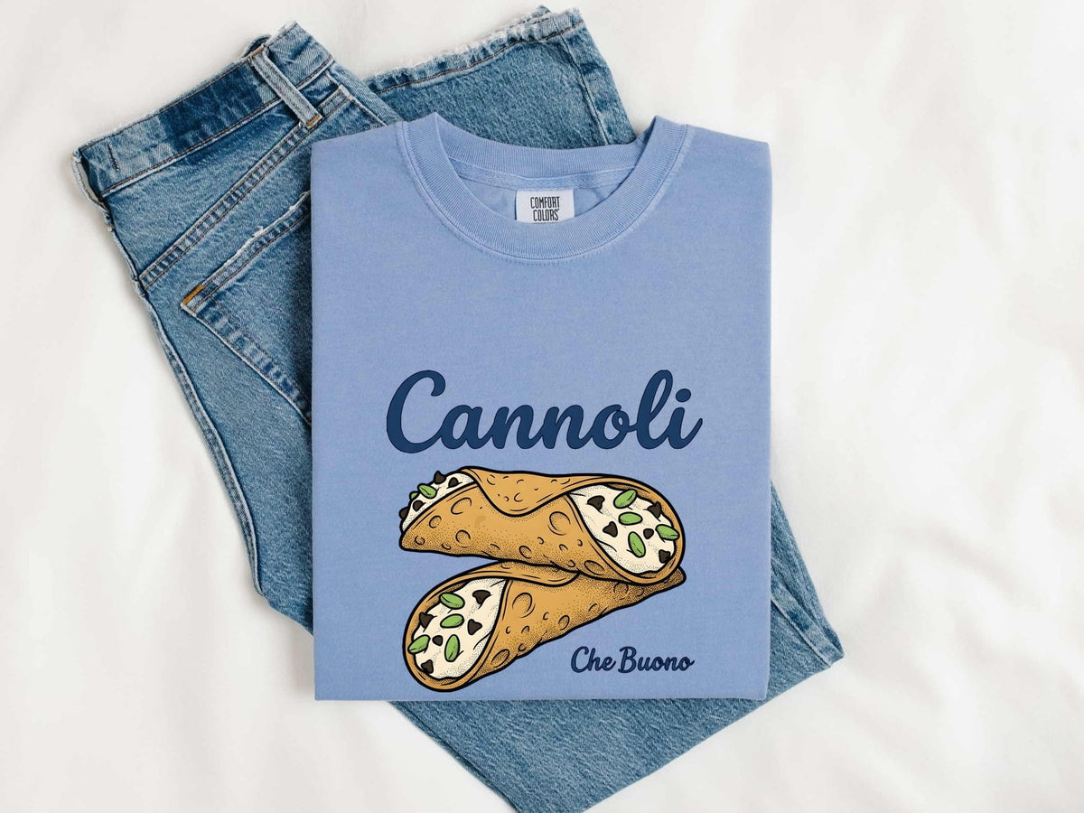 Cannoli Shirt, Italian Food Lover Tee, Funny Dessert Shirt