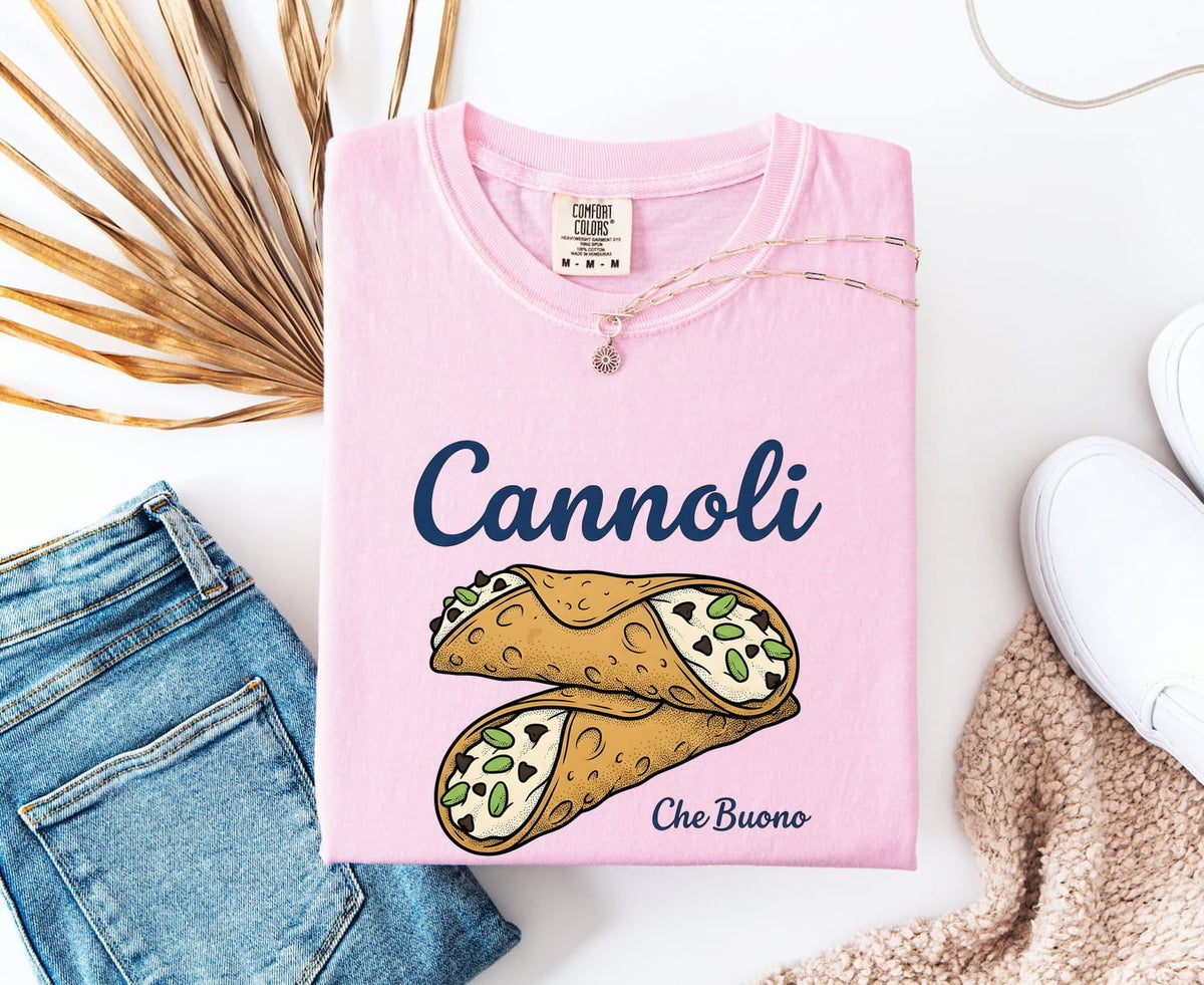Cannoli Shirt, Italian Food Lover Tee, Funny Dessert Shirt