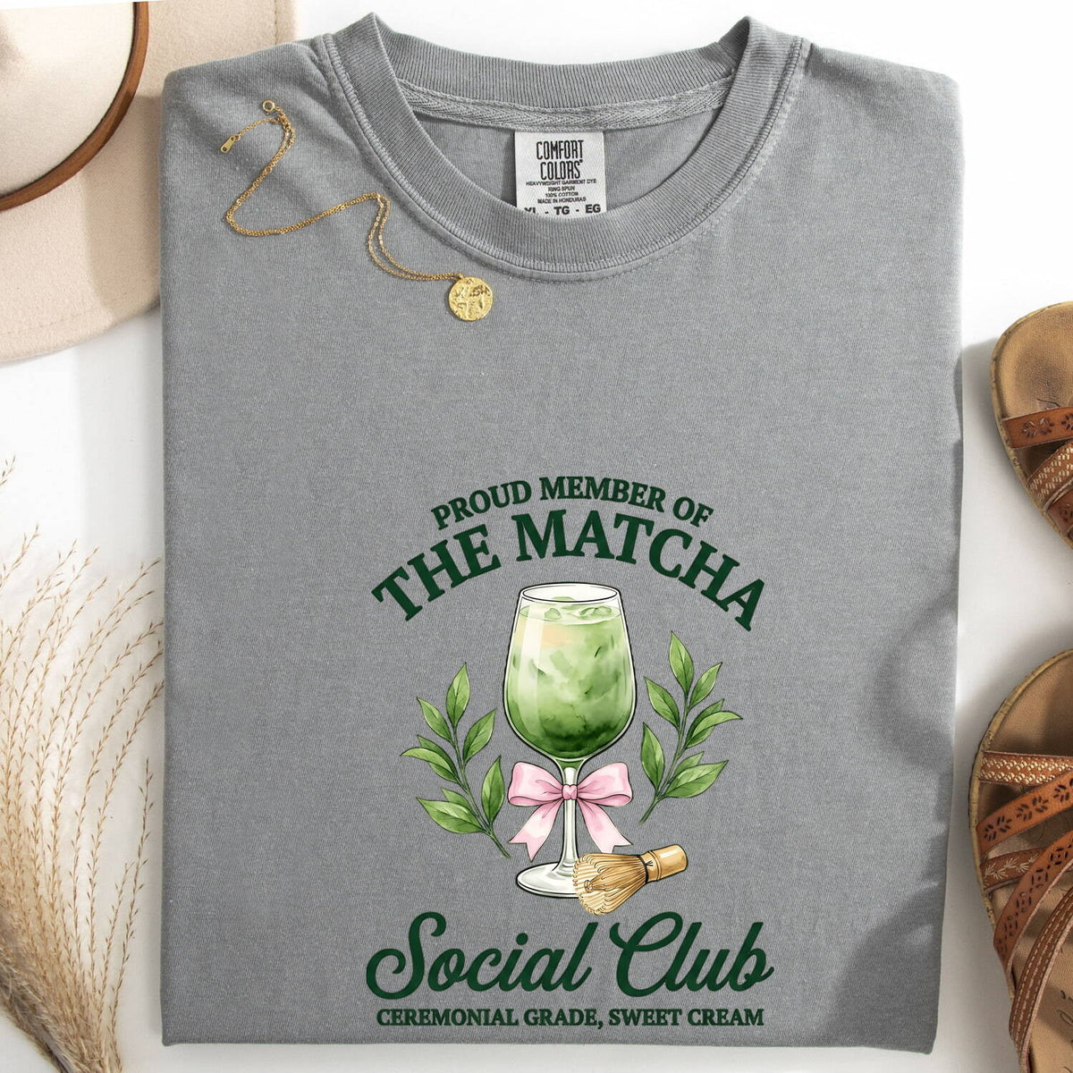 Matcha Social Club Shirt, Matcha Lover Tee, Green Tea Shirt