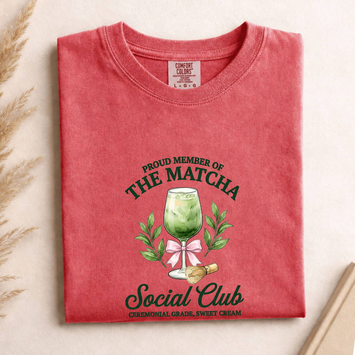 Matcha Social Club Shirt, Matcha Lover Tee, Green Tea Shirt