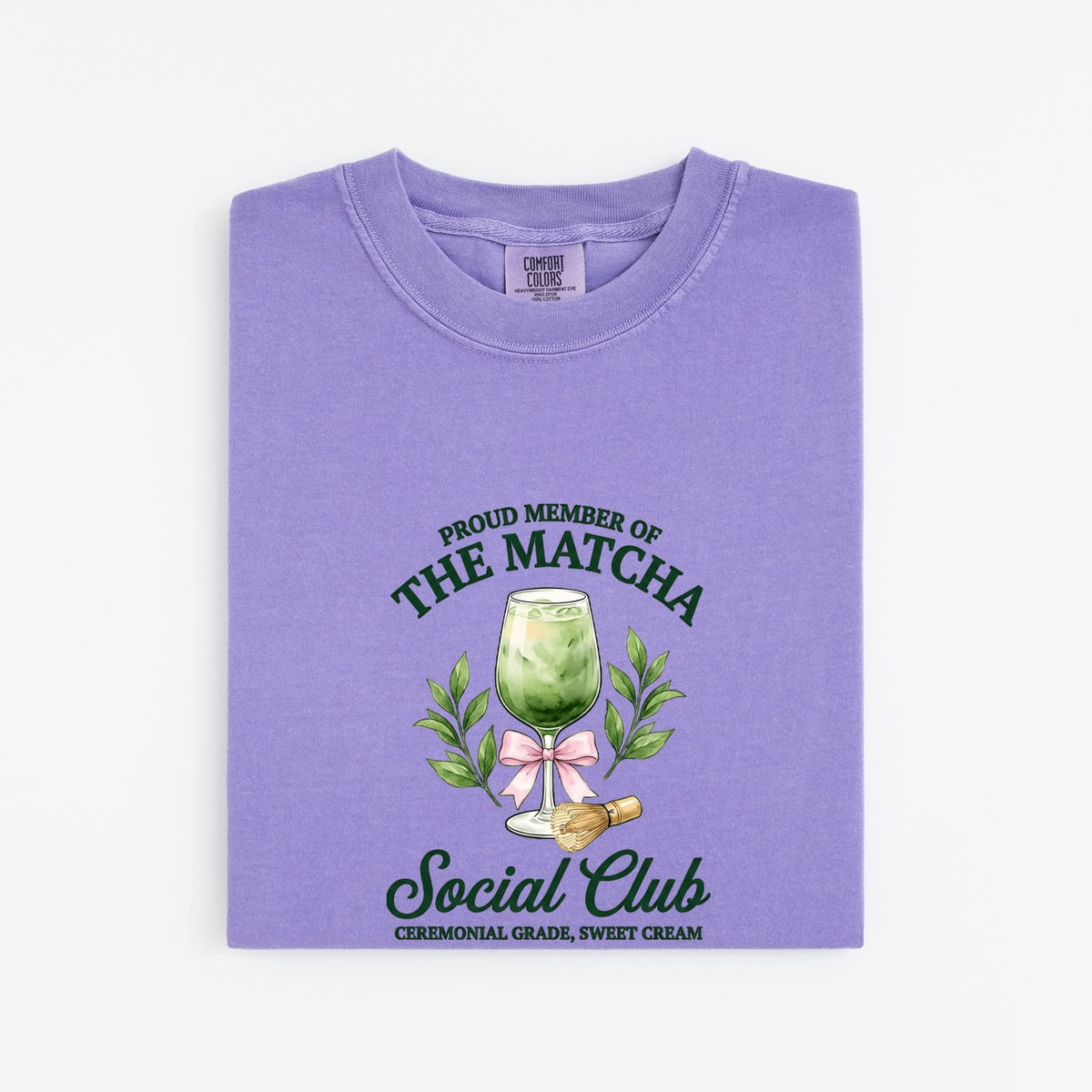 Matcha Social Club Shirt, Matcha Lover Tee, Green Tea Shirt