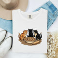 Baking Cat Shirt – Funny Cat Lover Tee – Cat Mom Gift – Cats and Pie Graphic Tee – Cute Baker Gift