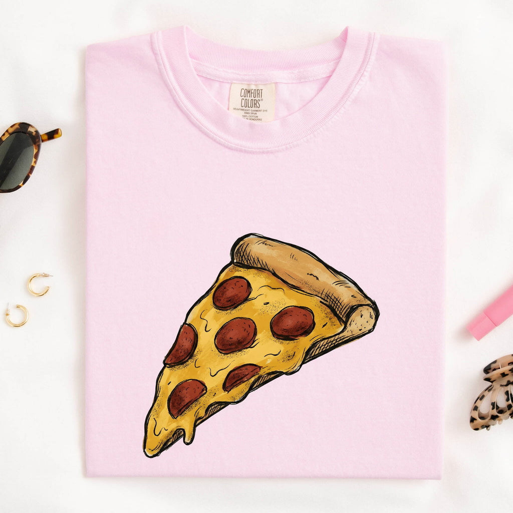 Pizza Lover Shirt – Pepperoni Pizza Graphic Tee – Funny Foodie Gift – Pizza Tee – Cute Food Lover Shirt