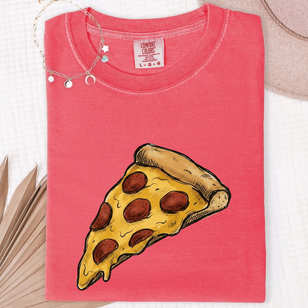 Pizza Lover Shirt – Pepperoni Pizza Graphic Tee – Funny Foodie Gift – Pizza Tee – Cute Food Lover Shirt