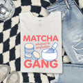 Matcha Gang Shirt – Matcha Lover Graphic Tee – Cute Tea Tee – Japanese Green Tea Gift