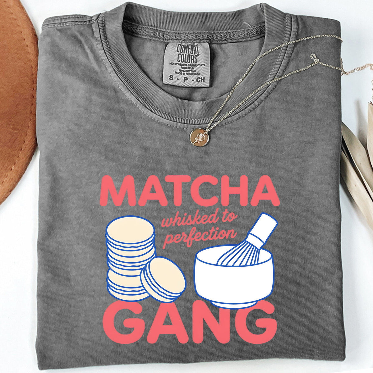 Matcha Gang Shirt – Matcha Lover Graphic Tee – Cute Tea Tee – Japanese Green Tea Gift