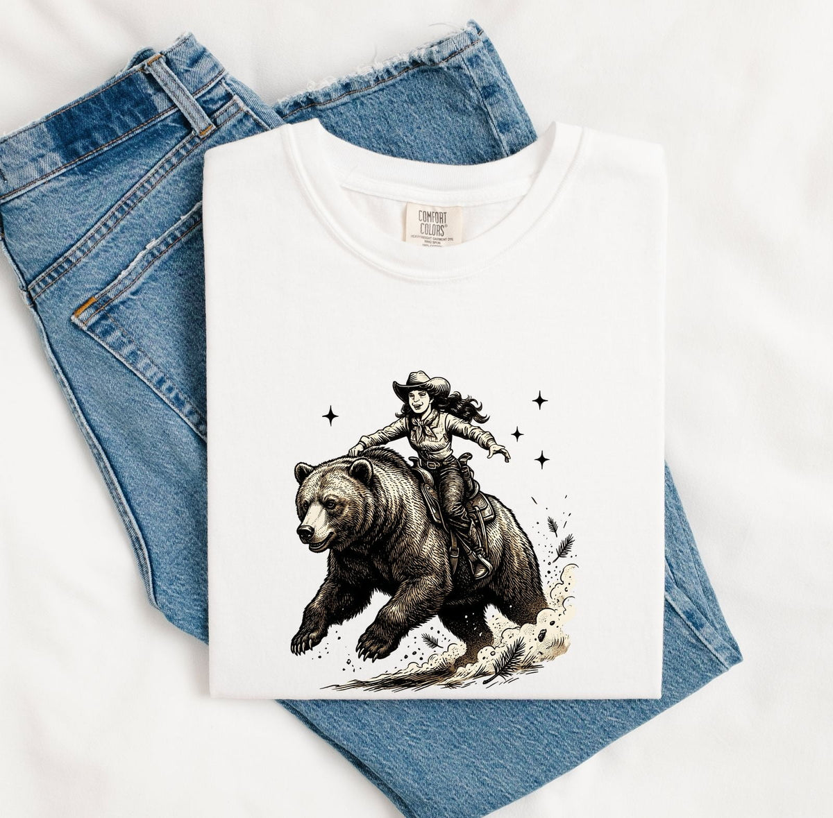 Grizzly Bear Tee – Vintage Wilderness Graphic Tee – Bear Lover Outdoor Gift
