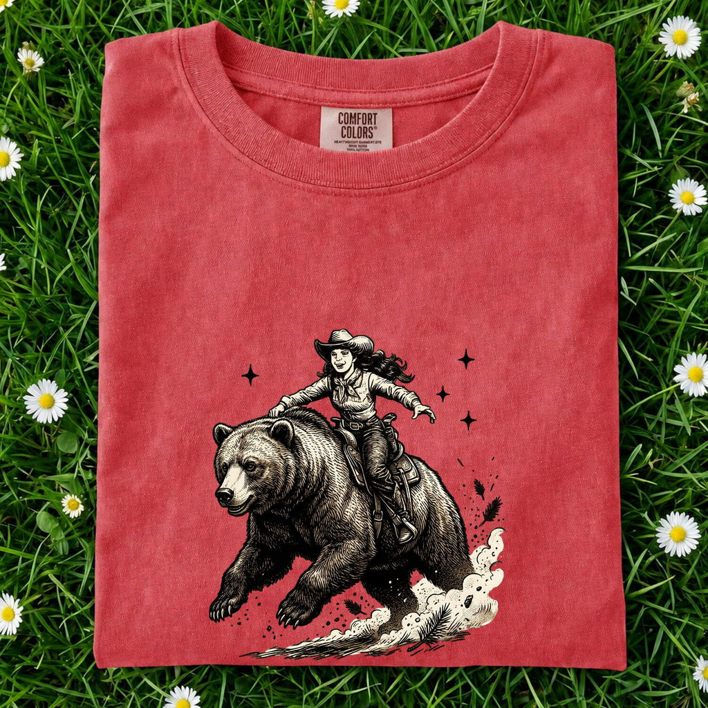 Grizzly Bear Tee – Vintage Wilderness Graphic Tee – Bear Lover Outdoor Gift