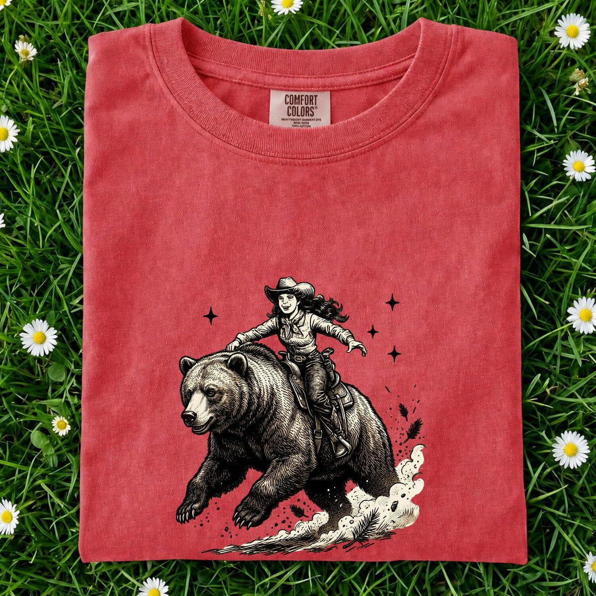 Grizzly Bear Tee – Vintage Wilderness Graphic Tee – Bear Lover Outdoor Gift