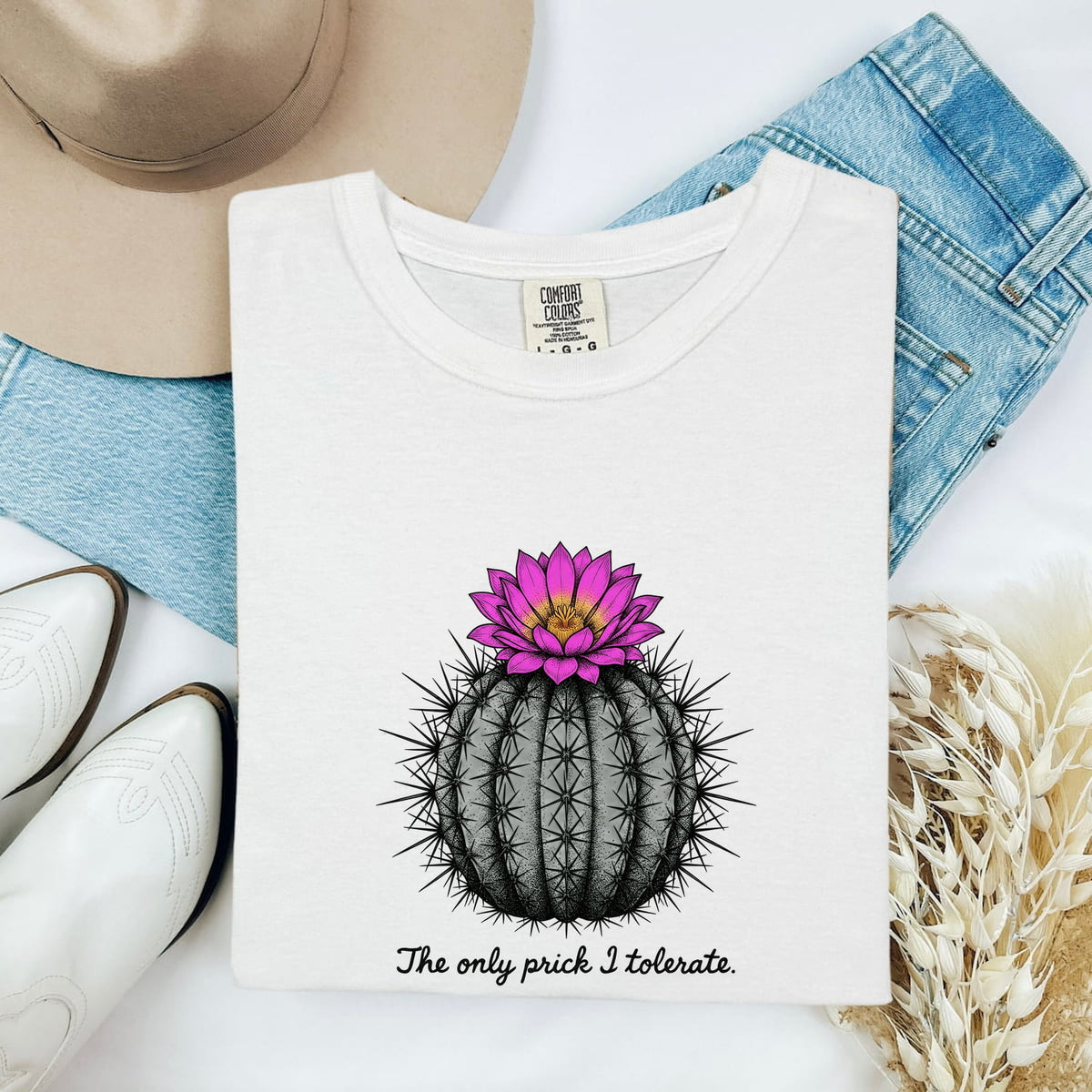 Funny Cactus Shirt – The Only Prick I Tolerate Tee – Cactus Lover Gift