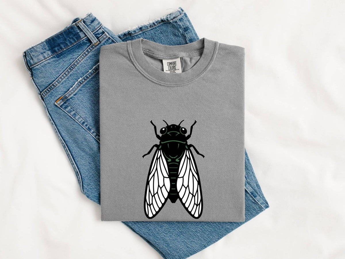 Cicada Tee – Vintage Insect Graphic Tee – Entomology Shirt – Bug Lover Gift