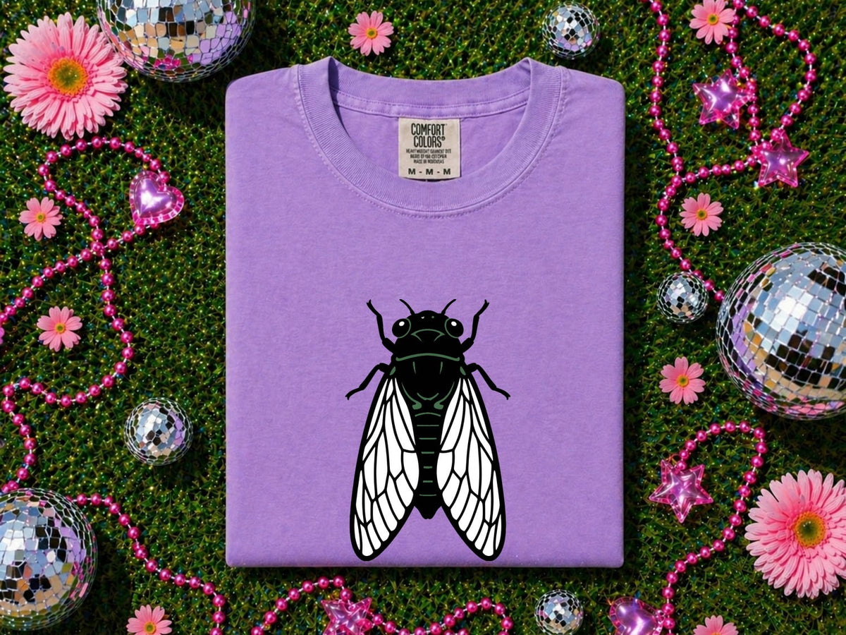 Cicada Tee – Vintage Insect Graphic Tee – Entomology Shirt – Bug Lover Gift