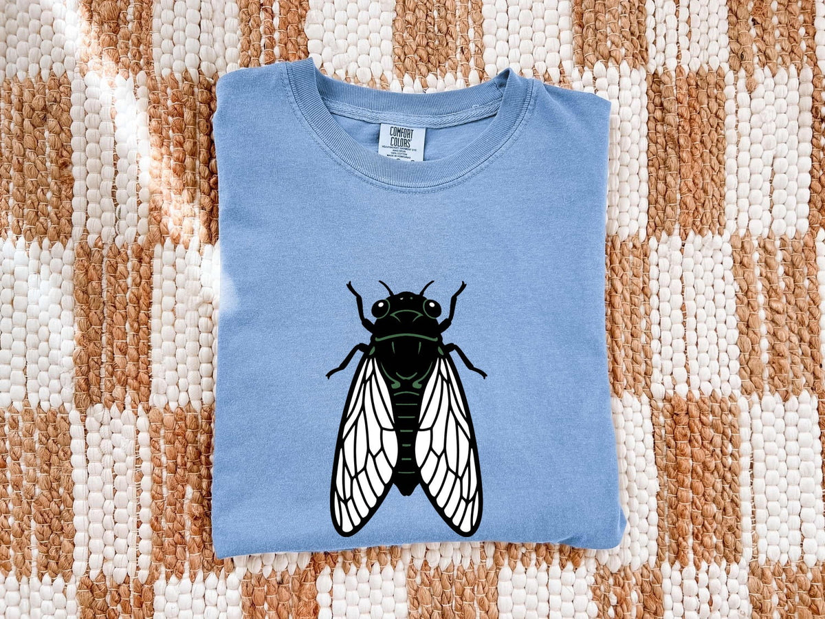 Cicada Tee – Vintage Insect Graphic Tee – Entomology Shirt – Bug Lover Gift