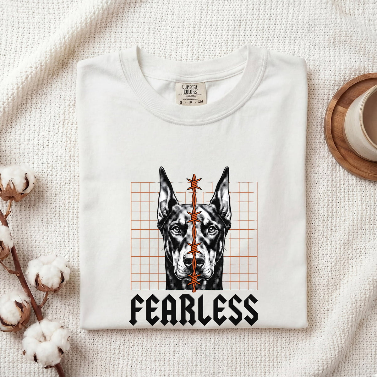 Doberman Shirt – Fearless Dog Graphic Tee – Doberman Pinscher Tee – Dog Lover Gift