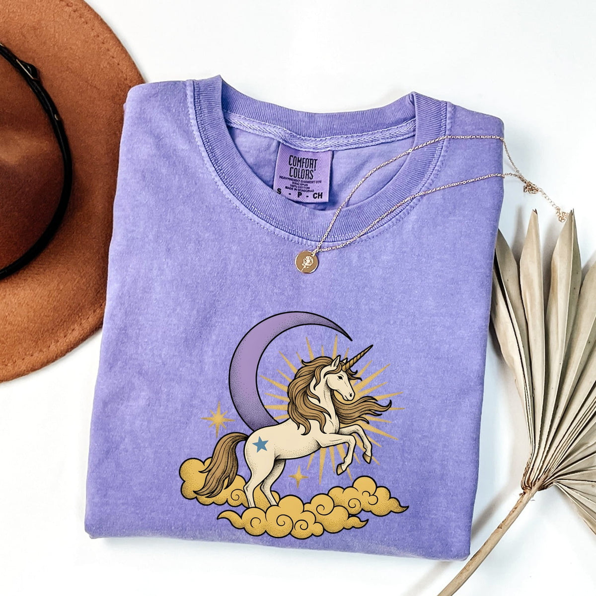 Unicorn Moon Shirt, Celestial Fantasy Tee, Magical Unicorn Tee
