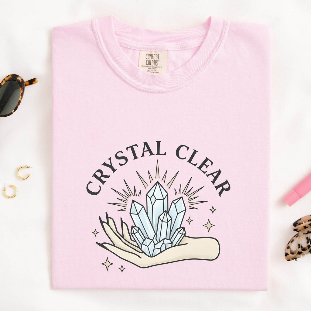 Crystal Clear Shirt, Crystal Lover Tee, Gemstone Graphic Tee
