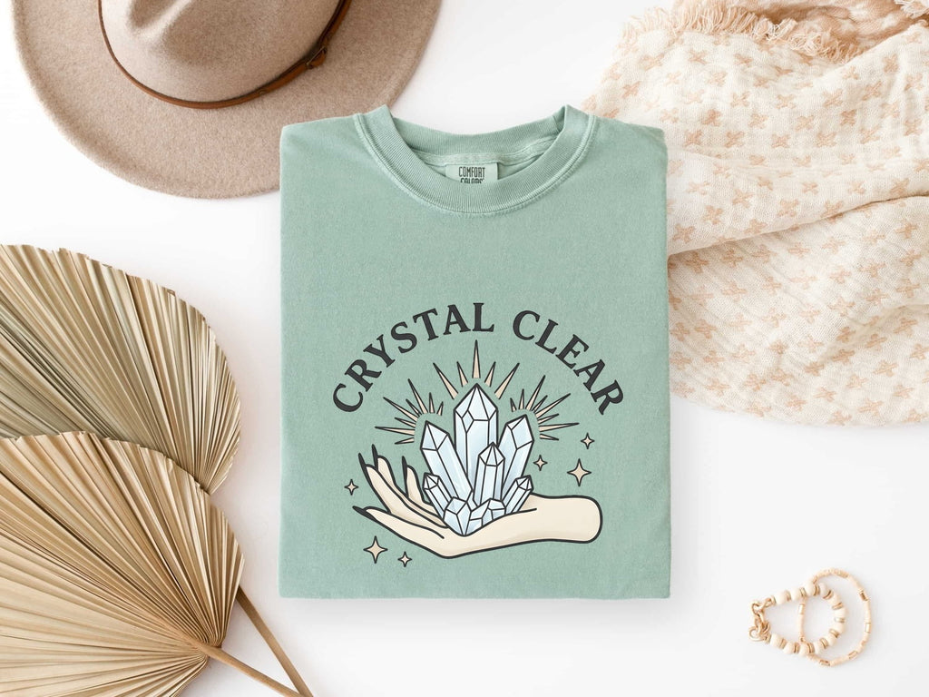 Crystal Clear Shirt, Crystal Lover Tee, Gemstone Graphic Tee