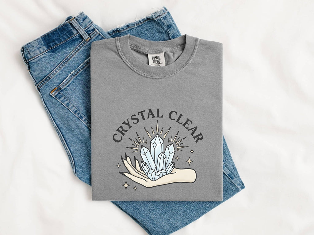 Crystal Clear Shirt, Crystal Lover Tee, Gemstone Graphic Tee