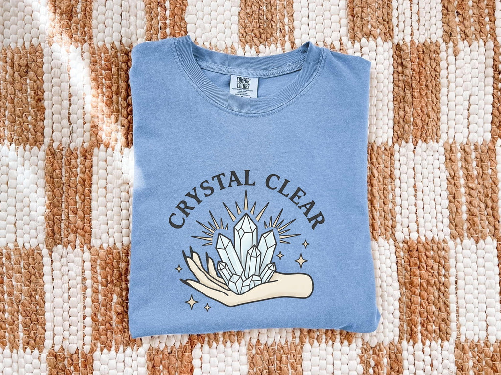 Crystal Clear Shirt, Crystal Lover Tee, Gemstone Graphic Tee