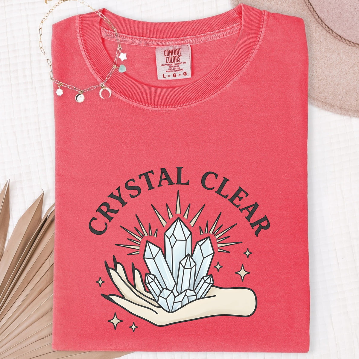 Crystal Clear Shirt, Crystal Lover Tee, Gemstone Graphic Tee