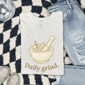 Daily Grind Mortar and Pestle Shirt, Herbalist Tee, Botanical Graphic Tee