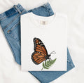 Monarch Butterfly Shirt, Botanical Butterfly Tee, Nature Lover Tee
