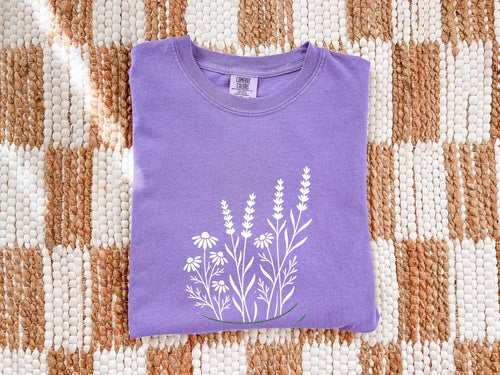 Black Cat Floral Shirt, Cat Lover Tee, Botanical Cat Tee