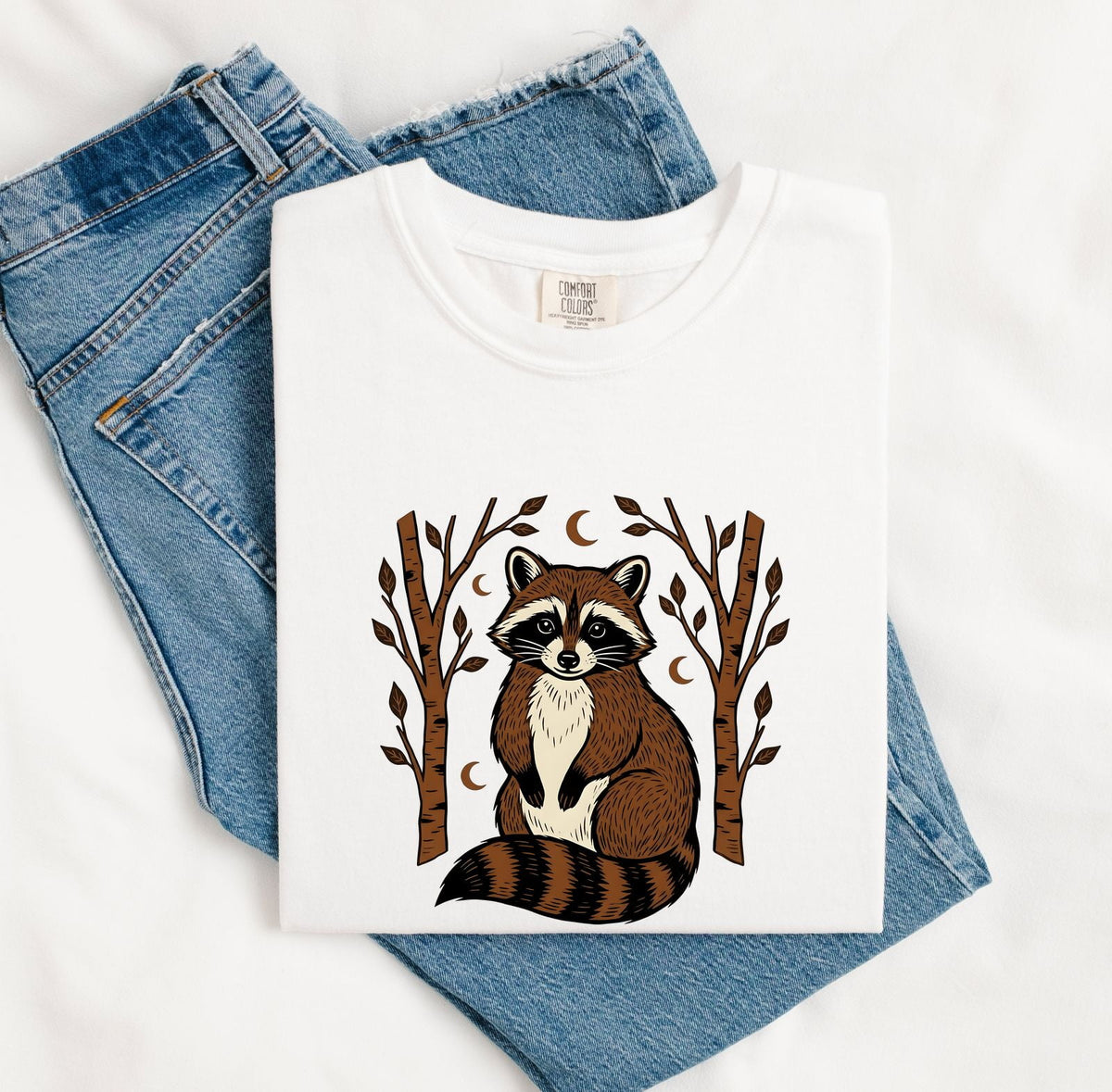 Raccoon Shirt, Trash Panda Tee, Woodland Animal Graphic Tee
